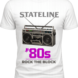 Eras 80s Rock The Block Tee